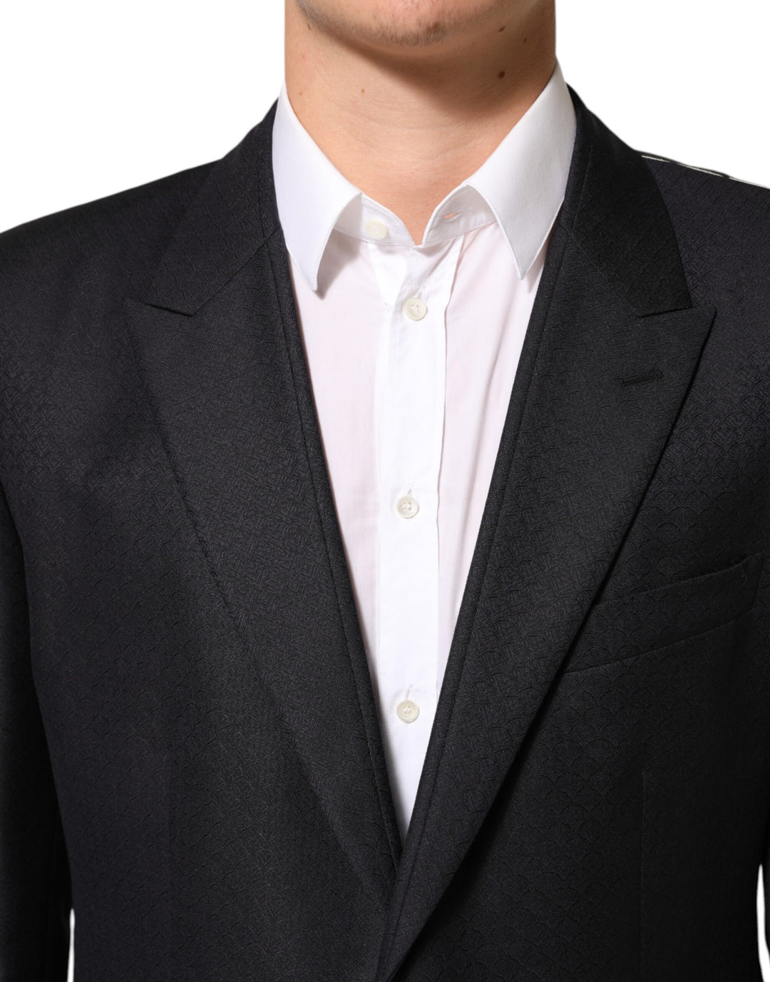 Dolce & Gabbana Black Wool 2 Buttons Suit Jacket Men Blazer by Dolce & Gabbana outlet now on sale