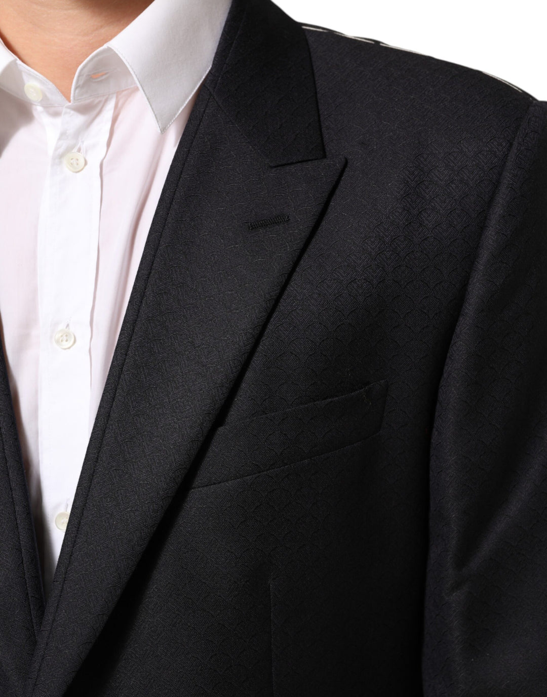 Dolce & Gabbana Black Wool 2 Buttons Suit Jacket Men Blazer by Dolce & Gabbana outlet now on sale