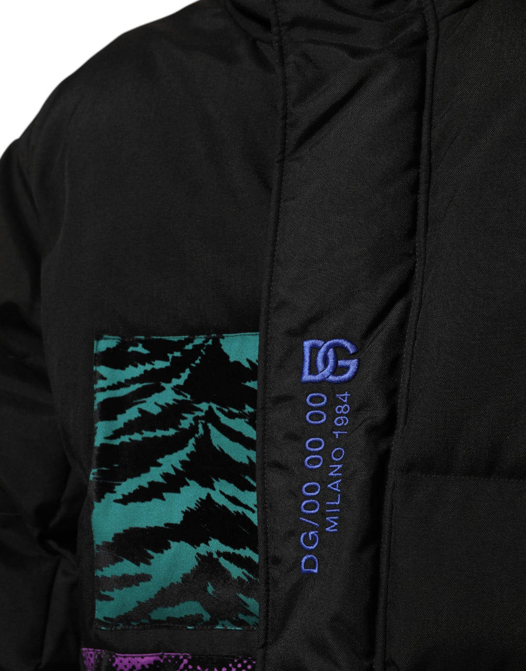 Dolce &amp; Gabbana Sample Sale Dolce &amp; Gabbana Black Nylon Puffer Men Full Zip Jacket - | Designer outlet