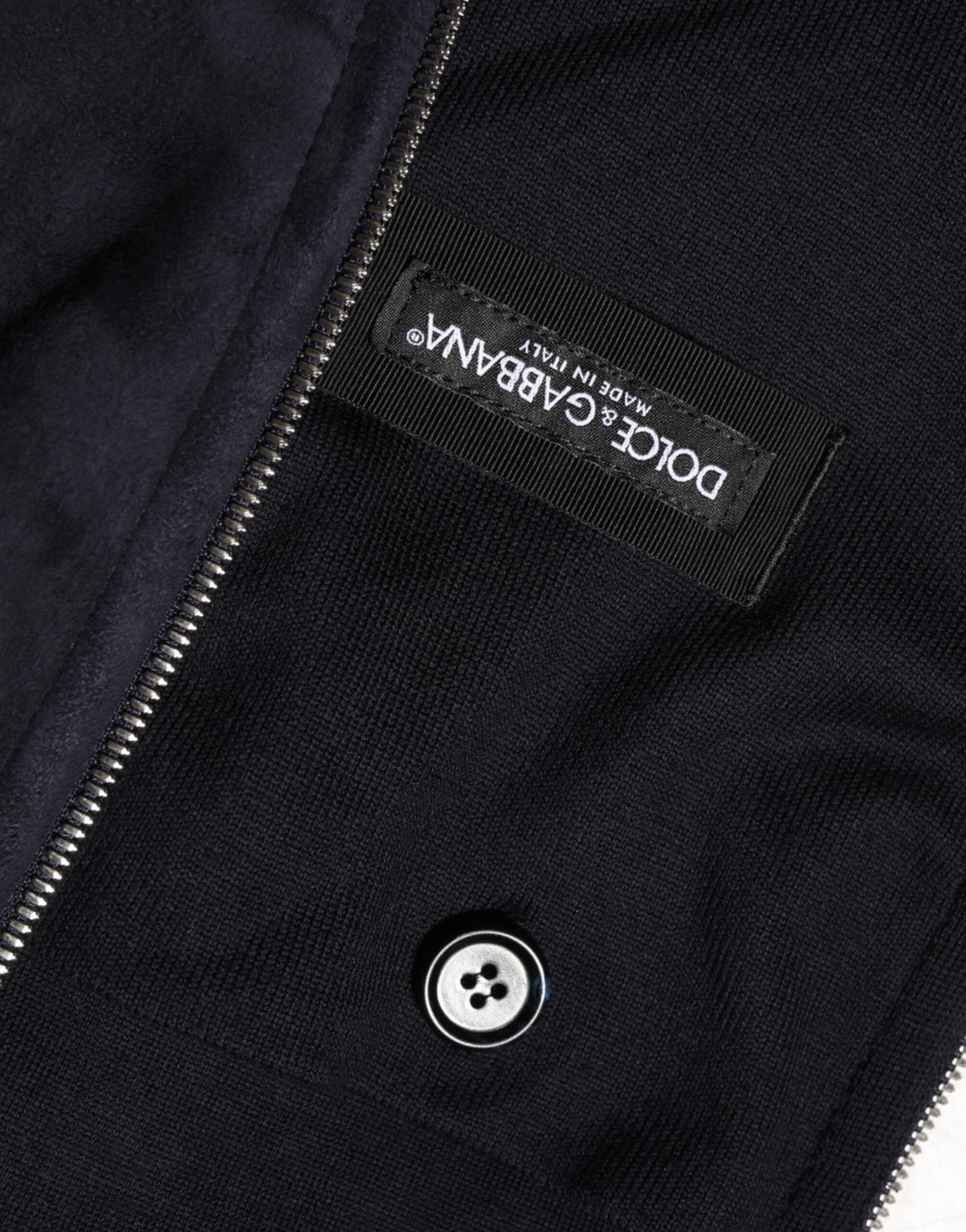 Dolce &amp; Gabbana Sample Sale Dolce &amp; Gabbana Black Leather Full Zip Hooded Blouson Jacket - | Designer outlet