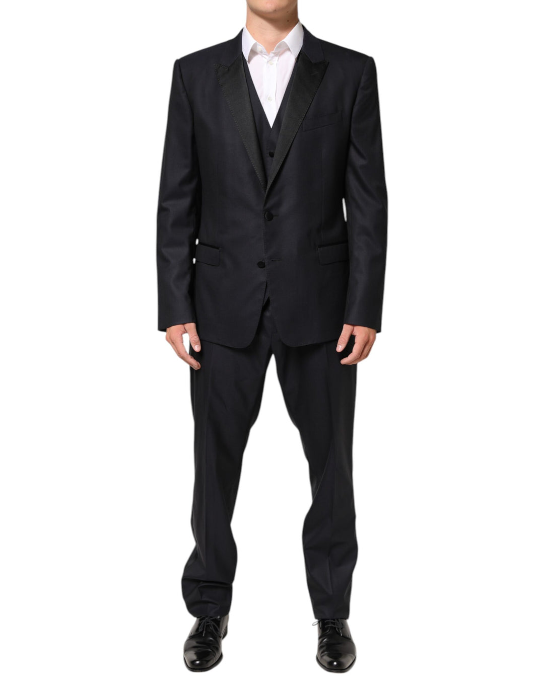 Dolce & Gabbana Black MARTINI 2 Buttons Suit 3 Piece Suit by Dolce & Gabbana outlet now on sale