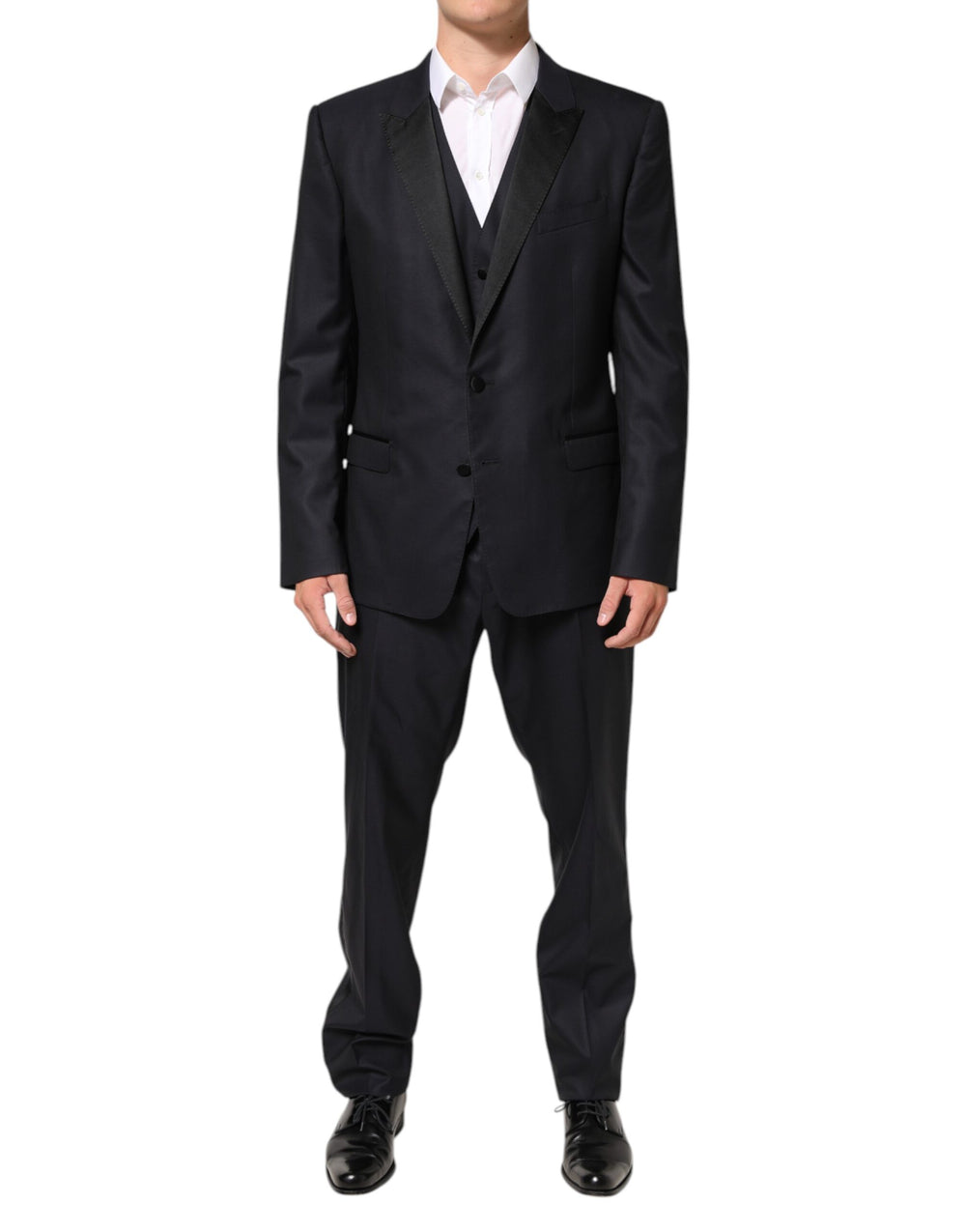 Dolce & Gabbana Black MARTINI 2 Buttons Suit 3 Piece Suit by Dolce & Gabbana outlet now on sale