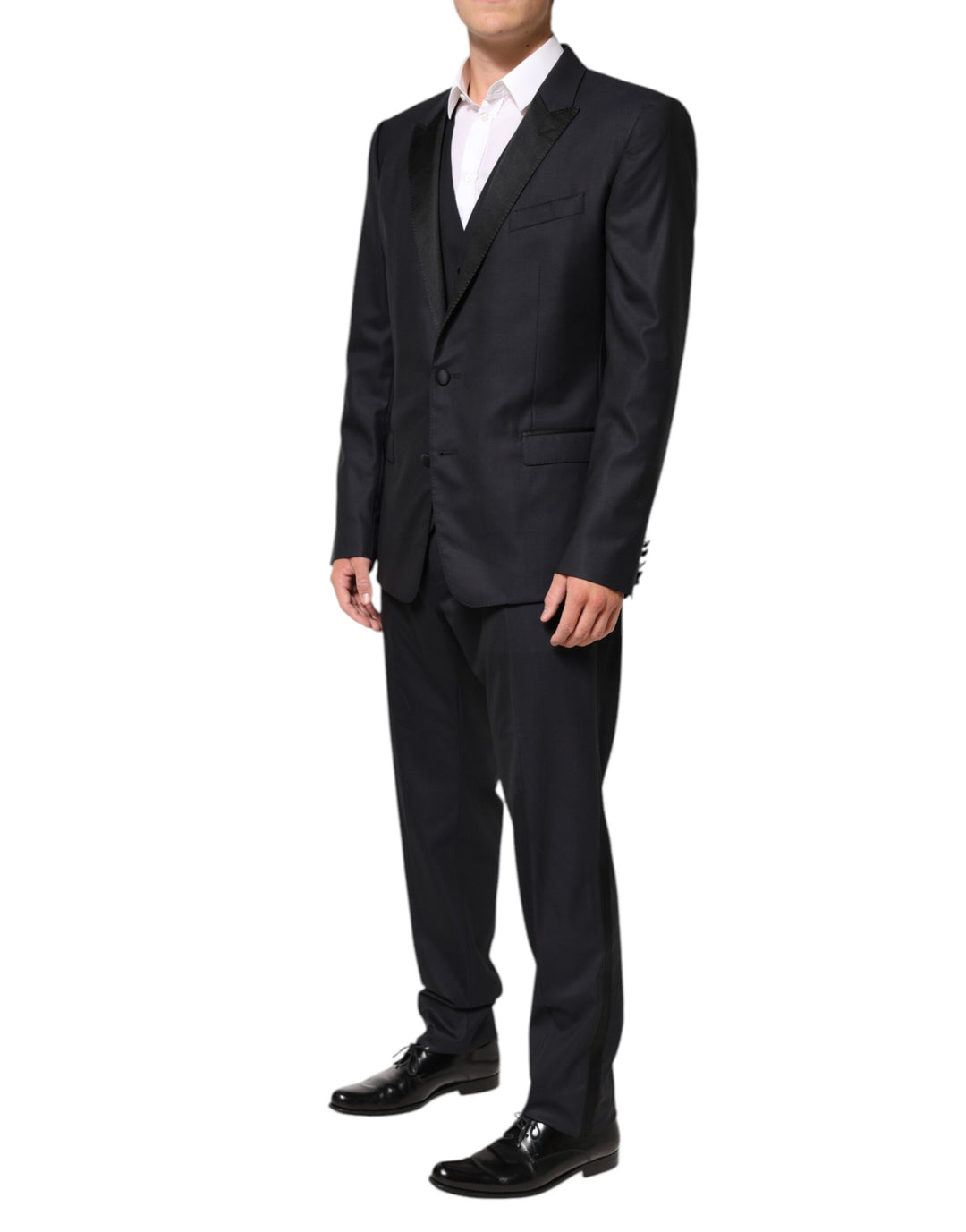 Dolce & Gabbana Black MARTINI 2 Buttons Suit 3 Piece Suit by Dolce & Gabbana outlet now on sale