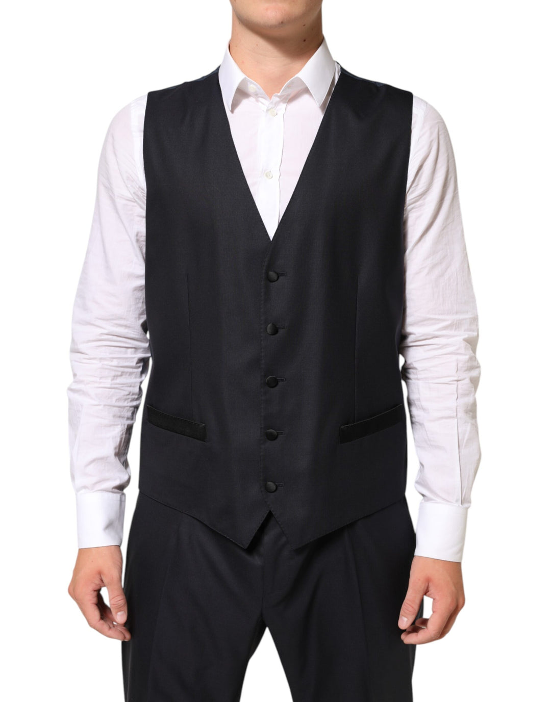 Dolce & Gabbana Black MARTINI 2 Buttons Suit 3 Piece Suit by Dolce & Gabbana outlet now on sale