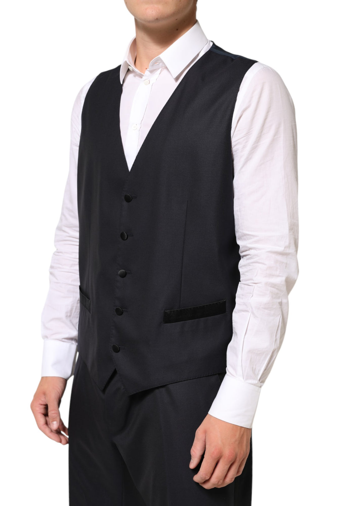 Dolce & Gabbana Black MARTINI 2 Buttons Suit 3 Piece Suit by Dolce & Gabbana outlet now on sale