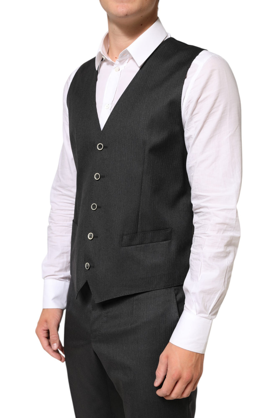 Dolce & Gabbana Black MARTINI 2 Buttons Suit 3 Piece Suit by Dolce & Gabbana outlet now on sale