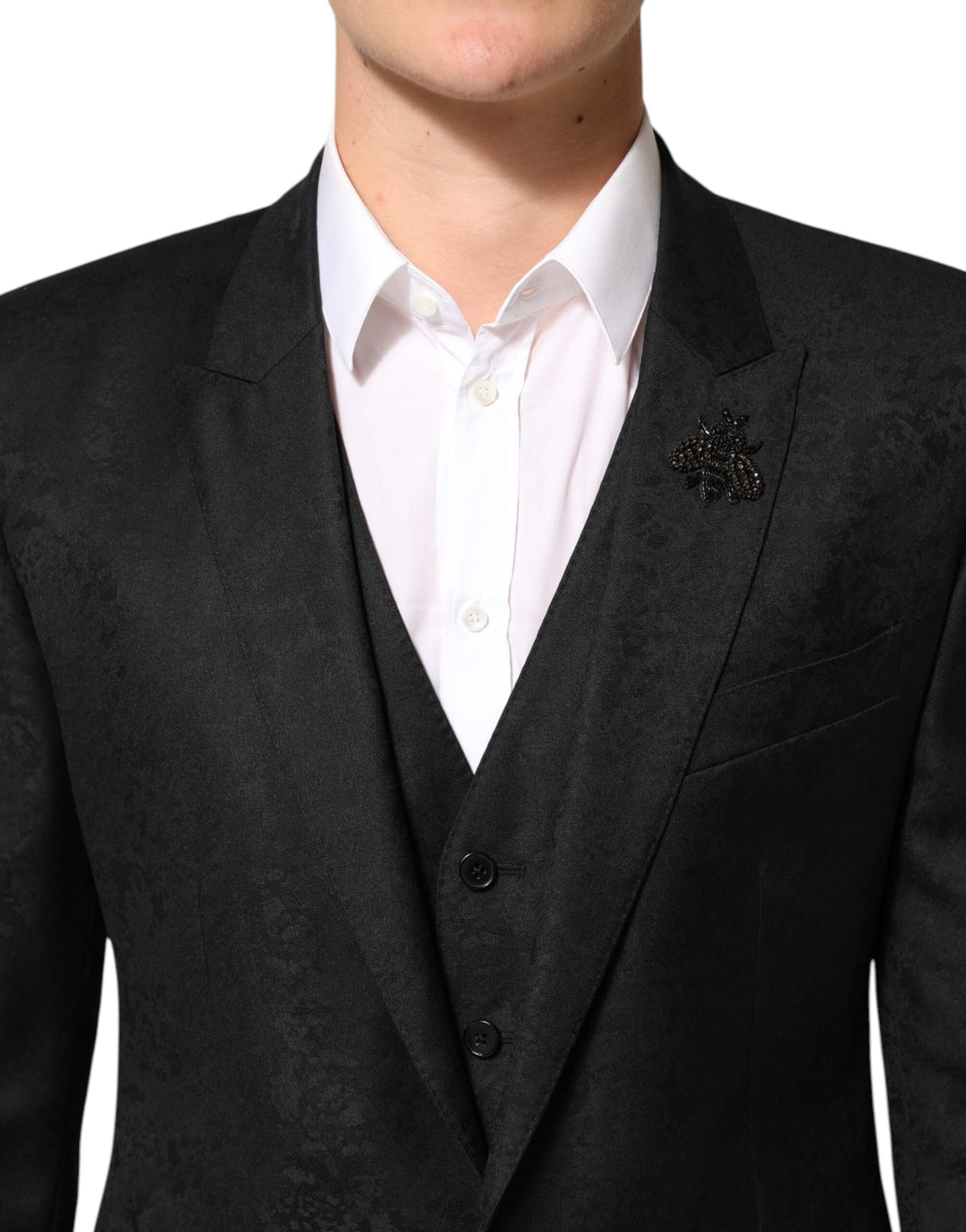 Dolce & Gabbana Black MARTINI 2 Buttons Suit 3 Piece Suit by Dolce & Gabbana outlet now on sale