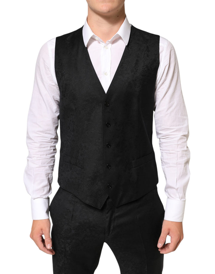 Dolce & Gabbana Black MARTINI 2 Buttons Suit 3 Piece Suit by Dolce & Gabbana outlet now on sale