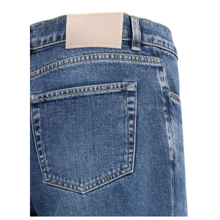 Our Legacy Blue Cotton Bootcut Jeans by Our Legacy outlet now on sale