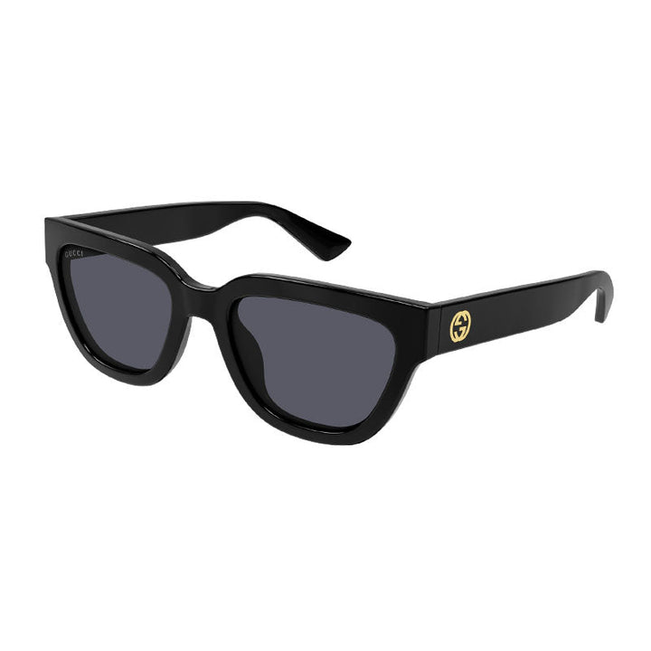 Gucci Sunglasses Cat Eye Full Rim, Black Frame and Grey Lens GG1578S001