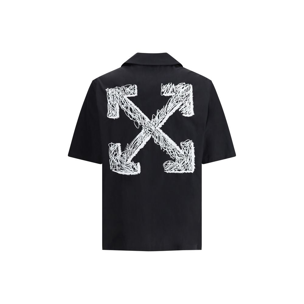 Off-White Bowling Shirt in Poplin