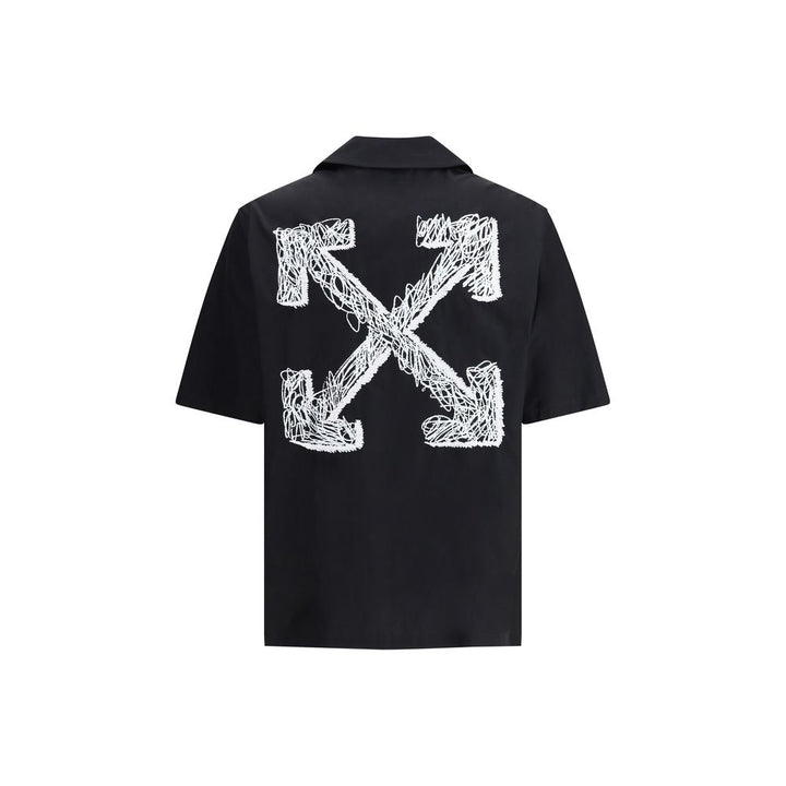 Off-White Bowling Shirt in Poplin