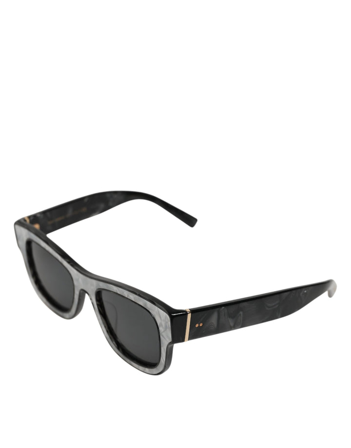 Dolce & Gabbana DG4379F Pearl White Acetate Frame Shades Sunglasses