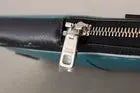 Dolce &amp; Gabbana Blue Leather Cross Body Neck Strap Card Slot Phone Pocket
