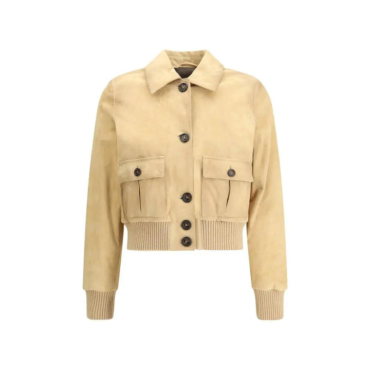 Valstar Sample Sale | Valstar Beige Goatskin Jacket - | Designer outlet