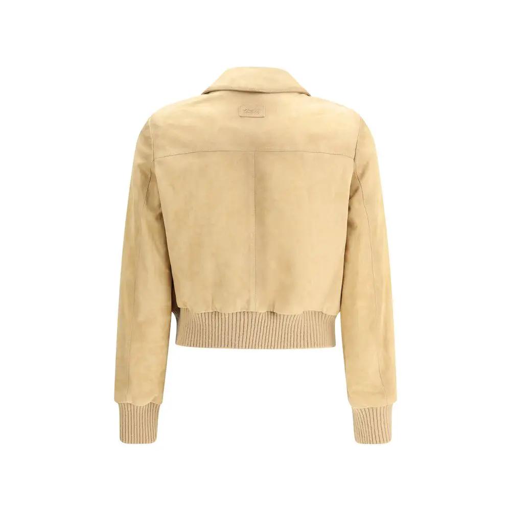 Valstar Sample Sale | Valstar Beige Goatskin Jacket - | Designer outlet