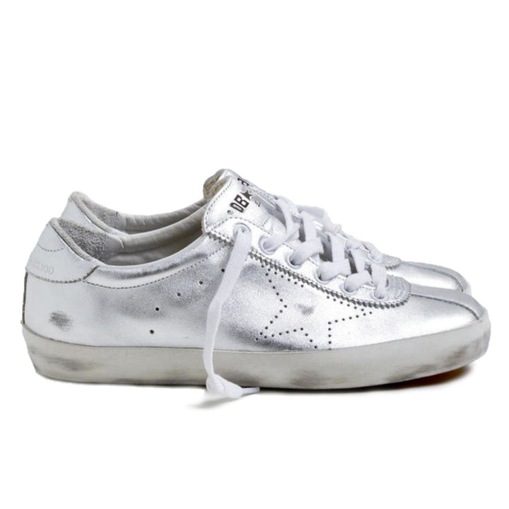 Golden Goose Gray Leather Sneaker