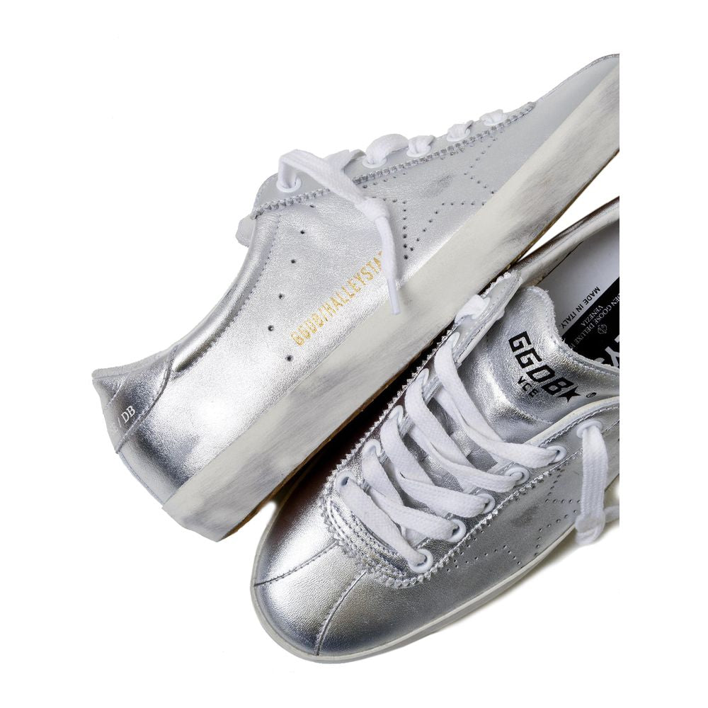 Golden Goose Gray Leather Sneaker