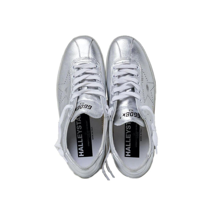 Golden Goose Gray Leather Sneaker