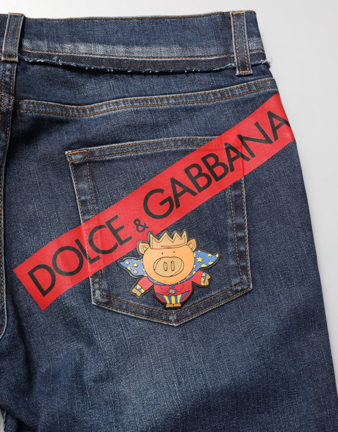Dolce &amp; Gabbana Blue Cotton Stretch Skinny Men Denim Jeans by Dolce &amp; Gabbana outlet now on sale