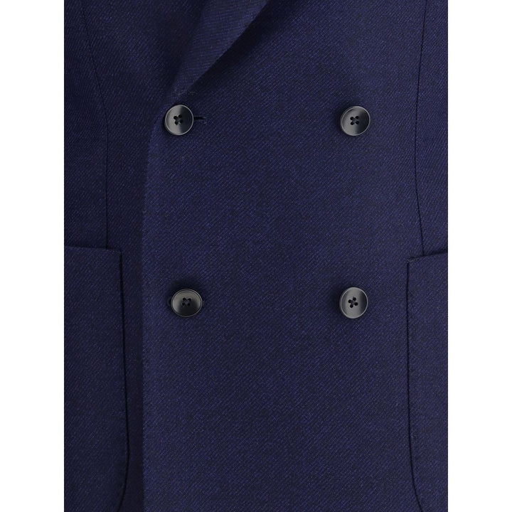 Gi Capri Double-Breasted Jacket in Virgin Wool