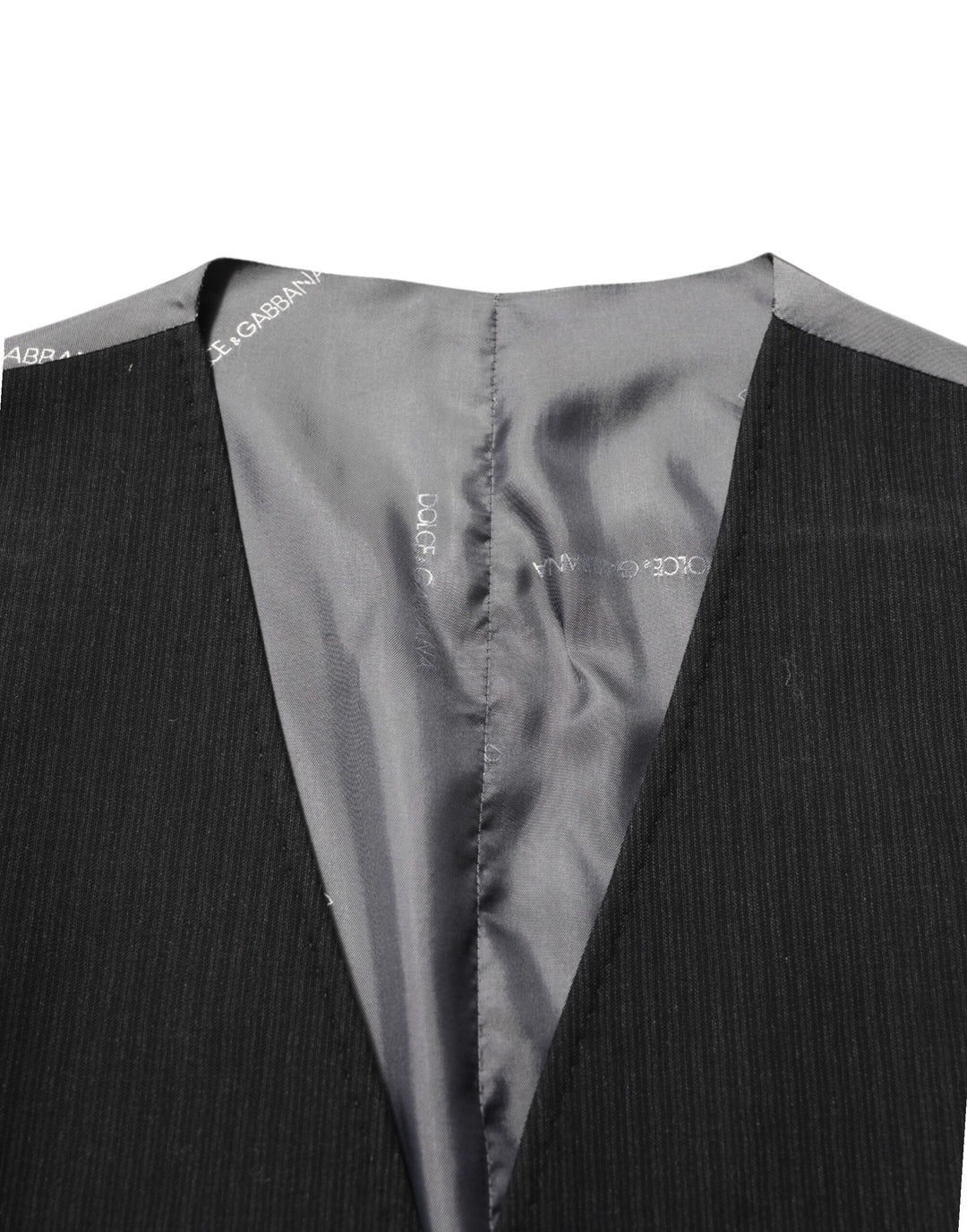 Dolce & Gabbana Black Cotton Waistcoat Dress Men Formal Vest by Dolce & Gabbana outlet now on sale