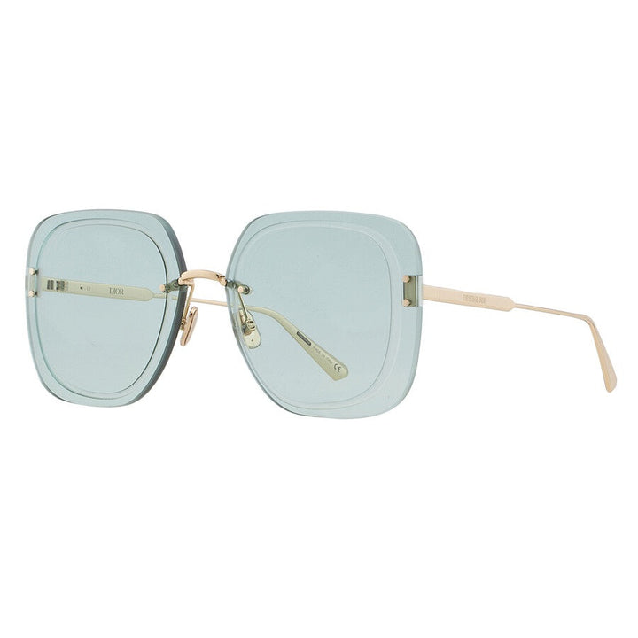 Dior Sunglasses Square Rimless, Gold Frame and Green Lens ULTRADIORSUB0O0