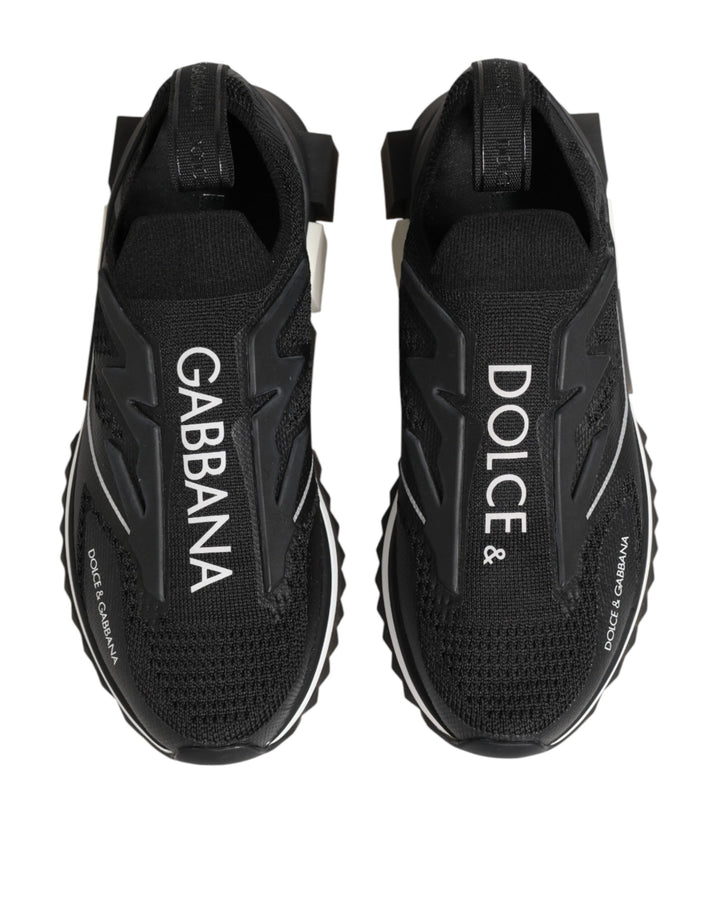 Dolce & Gabbana Black SORRENTO Sport Stretch Sneakers Shoes