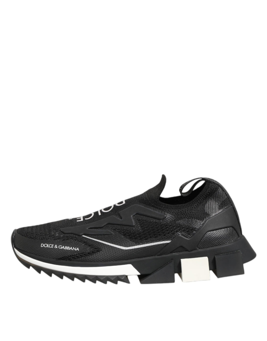 Dolce & Gabbana Black SORRENTO Sport Stretch Sneakers Shoes