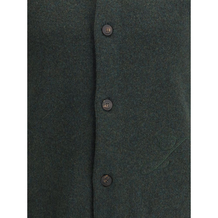 Jacquemus Bicolor Fleece Wool Cardigan