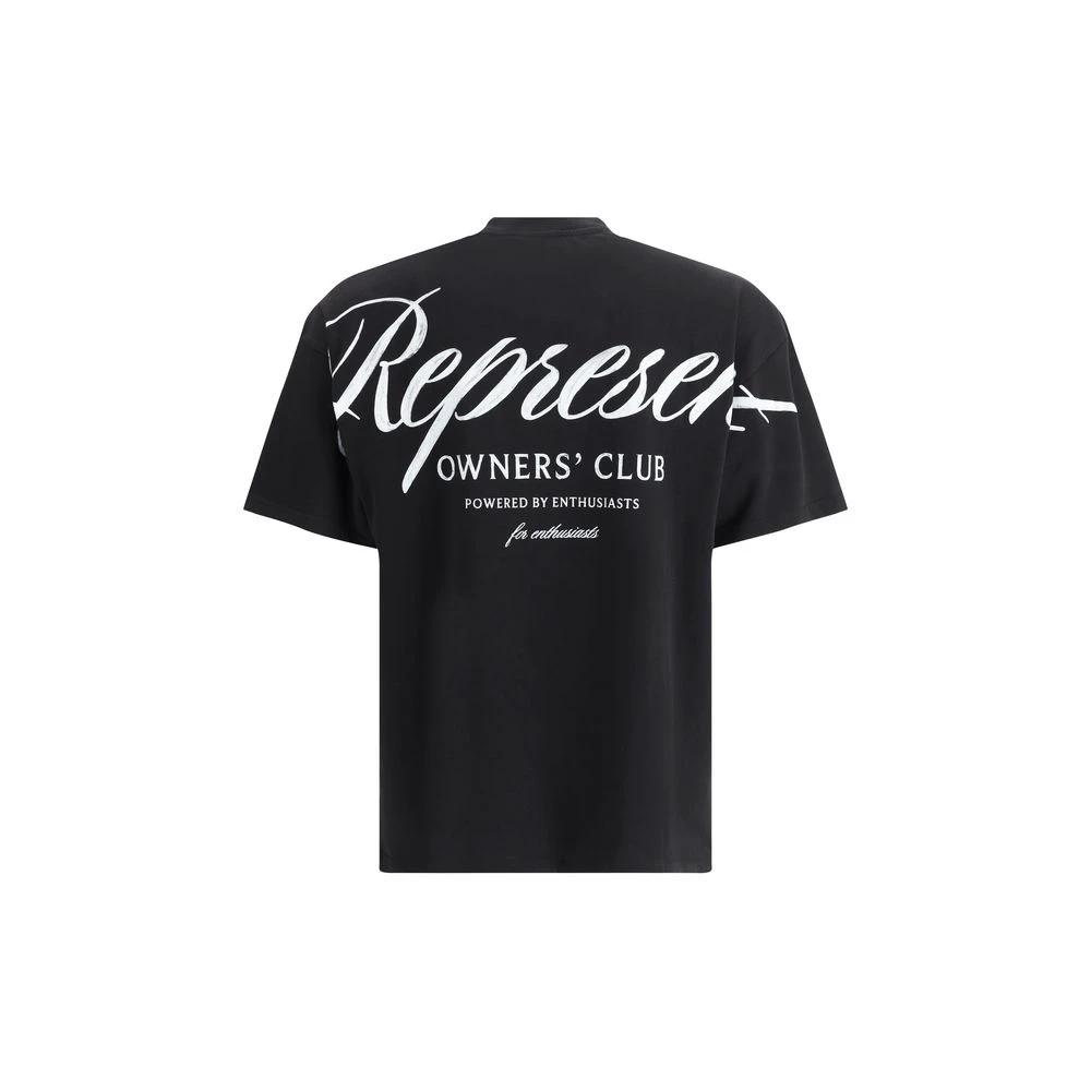 Represent Black Cotton T-Shirt