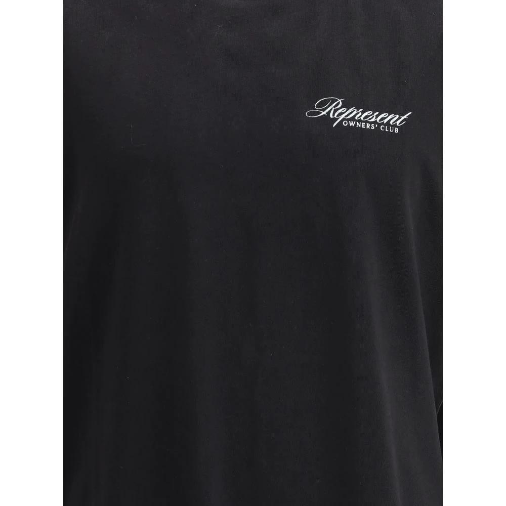 Represent Black Cotton T-Shirt