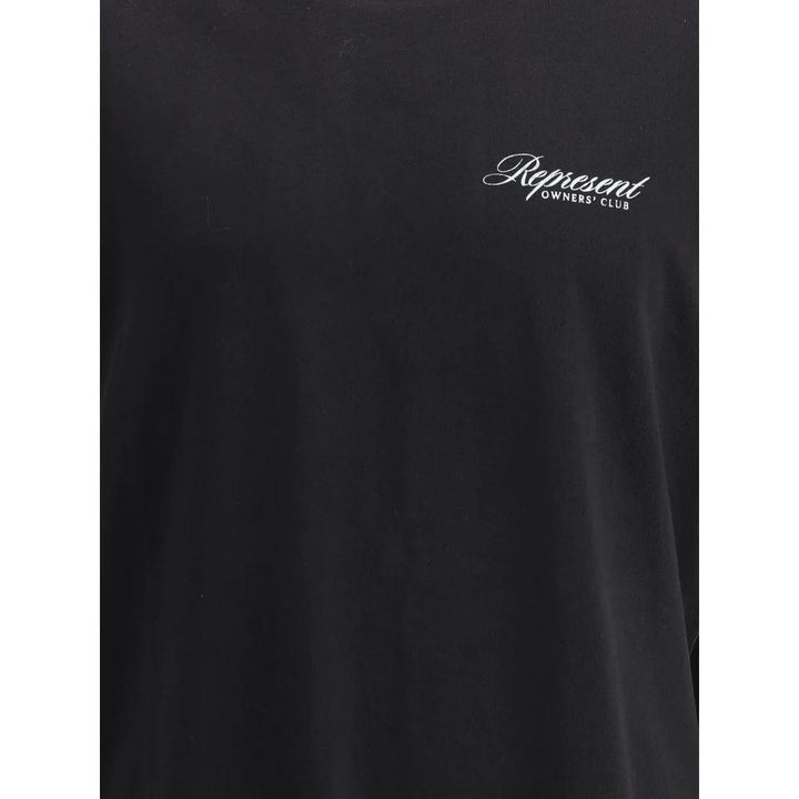 Represent Black Cotton T-Shirt