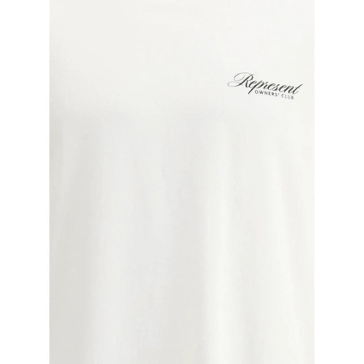 Represent White Cotton T-Shirt