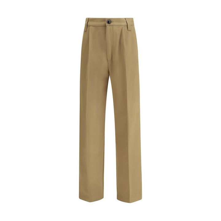 Namacheko Beige Cotton Casual Pants by Namacheko outlet now on sale