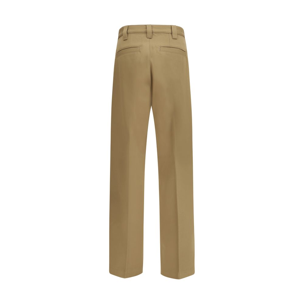Namacheko Beige Cotton Casual Pants by Namacheko outlet now on sale