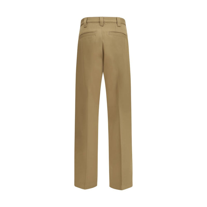 Namacheko Beige Cotton Casual Pants by Namacheko outlet now on sale