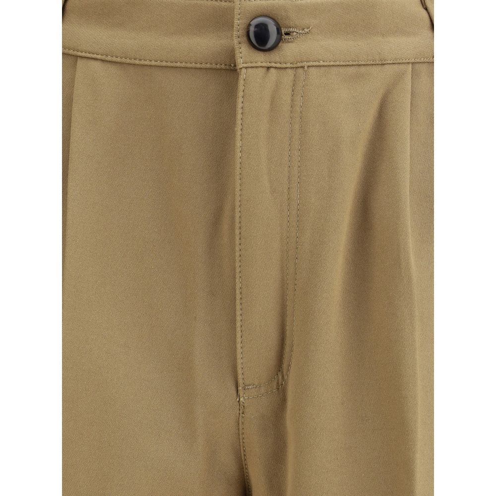 Namacheko Beige Cotton Casual Pants by Namacheko outlet now on sale