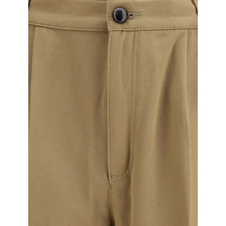 Namacheko Beige Cotton Casual Pants by Namacheko outlet now on sale