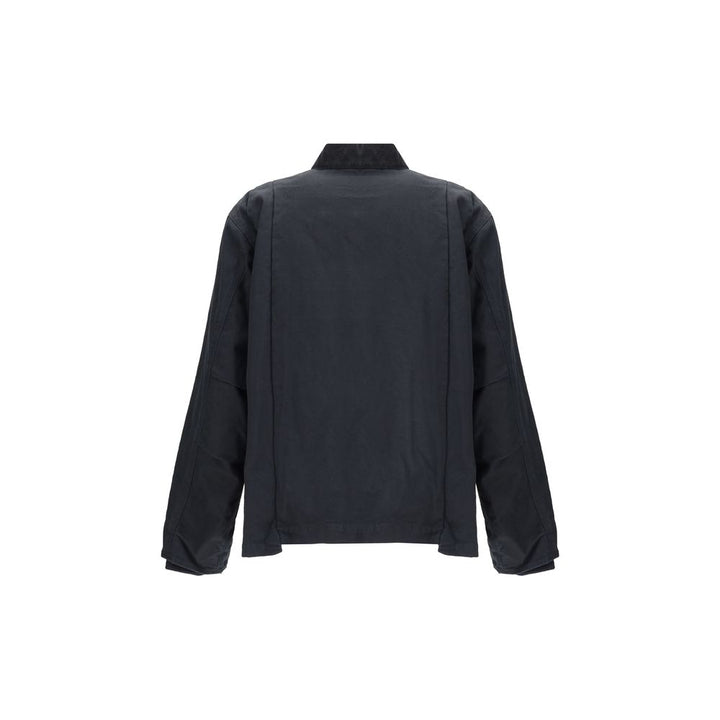 Sacai Black Cotton Coat