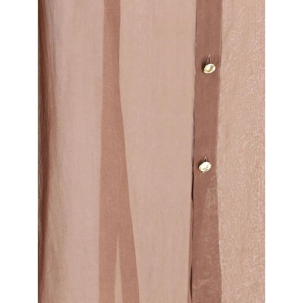 Darkpark Sample Sale Darkpark Bordeaux Silk Blouse - | Designer outlet
