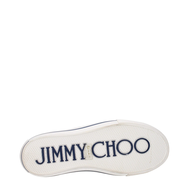 Jimmy Choo Beige Fabric Low Tops