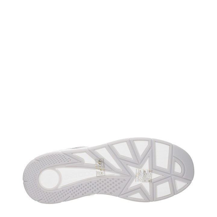 Jimmy Choo White Leather Low Tops