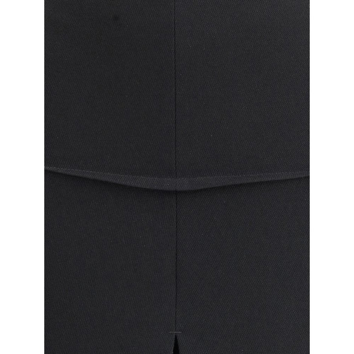 Rick Owens Black Wool Skirt