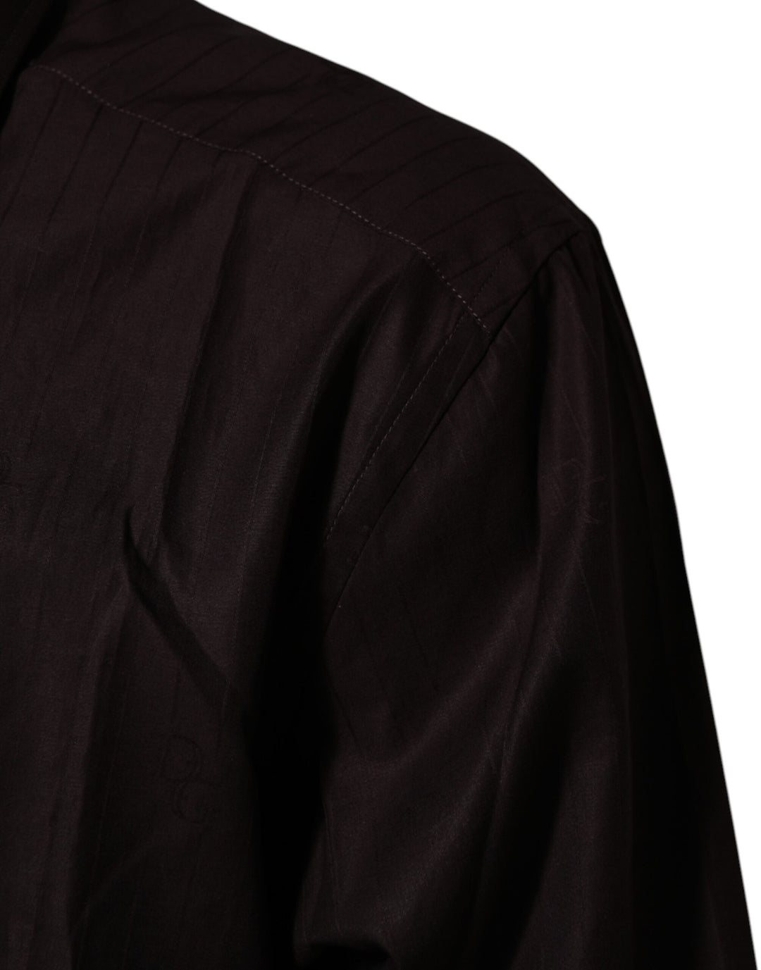 Dolce &amp; Gabbana Brown Cotton LongSleeve MARTINI Dress Shirt by Dolce &amp; Gabbana outlet now on sale