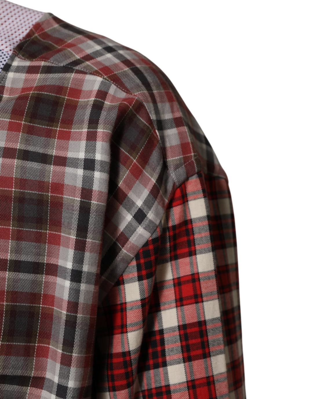 Dolce &amp; Gabbana Sample Sale Dolce &amp; Gabbana Multicolor Cotton Collared Checkered Shirt - | Designer outlet