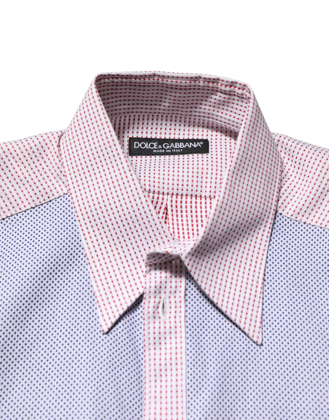 Dolce &amp; Gabbana Sample Sale Dolce &amp; Gabbana Multicolor Cotton Collared Checkered Shirt - | Designer outlet