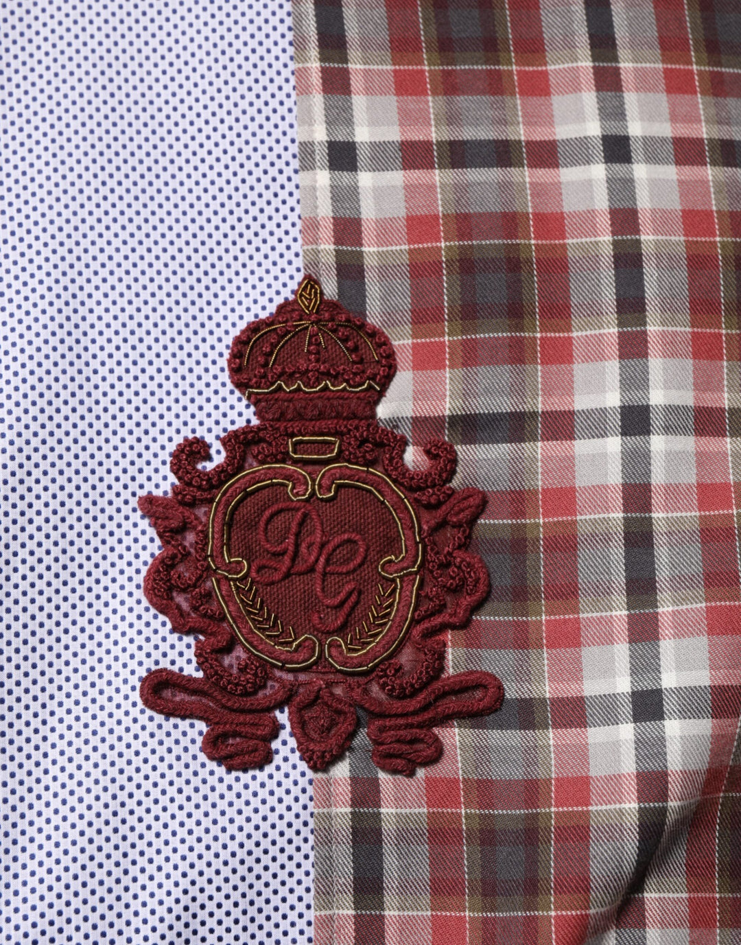 Dolce &amp; Gabbana Sample Sale Dolce &amp; Gabbana Multicolor Cotton Collared Checkered Shirt - | Designer outlet