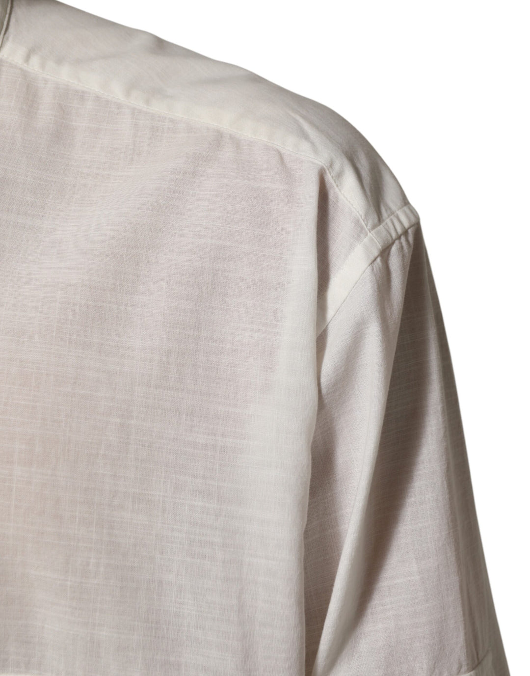 Dolce &amp; Gabbana Sample Sale Dolce &amp; Gabbana White Cotton Floral Print Button Down Shirt - | Designer outlet