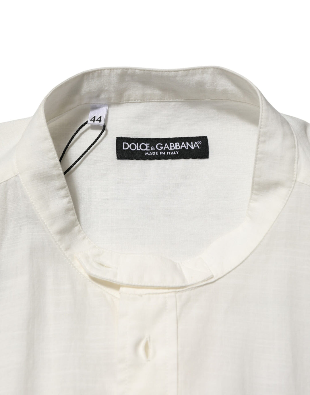 Dolce &amp; Gabbana Sample Sale Dolce &amp; Gabbana White Cotton Floral Print Button Down Shirt - | Designer outlet